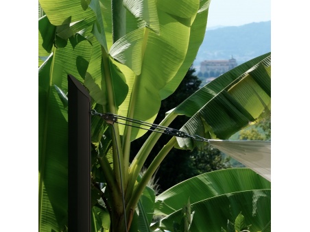 Alu-SimplE - Maszt do żagli przeciwsłonecznych, Zmienna wysokość