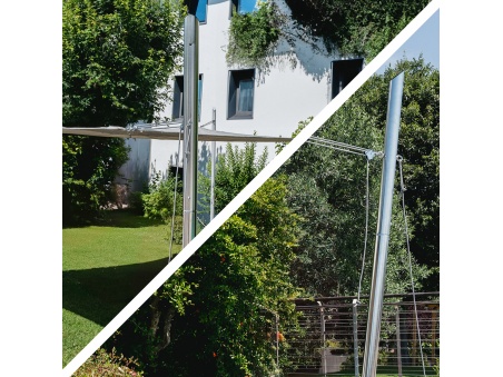 EZ Mast Inox - Maszt Inox 304 do żagli zacieniających