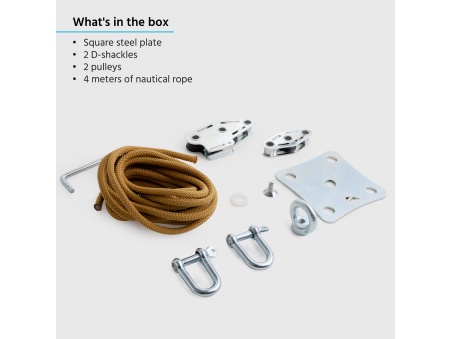 Muscle x3: Zestaw montażowy ścienny z krążkami