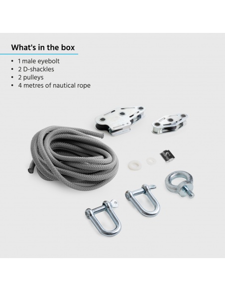 Muscle Pole: dodatkowy zestaw do masztów żaglowych przeciwsłonecznych Muscle x3