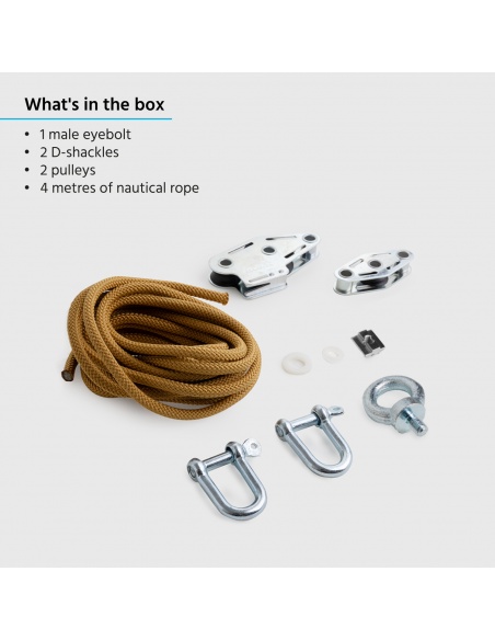 Muscle Pole: dodatkowy zestaw do masztów żaglowych przeciwsłonecznych Muscle x3