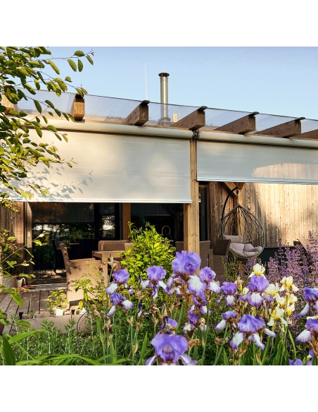 Reef Roll - Markiza pionowa z kablami bocznymi w zestawie - STANDARD