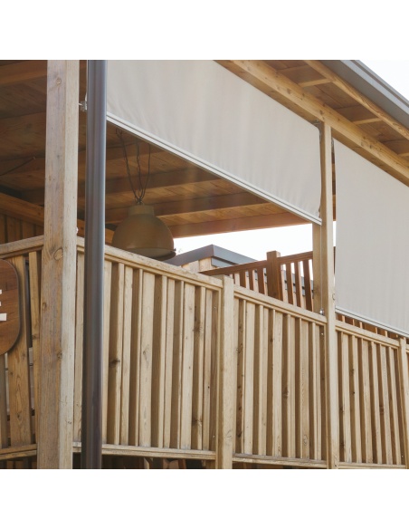 Reef Roll - Markiza pionowa z kablami bocznymi w zestawie - STANDARD