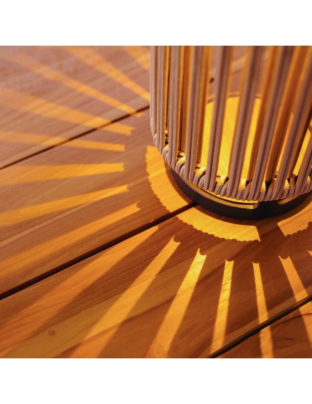 ROPE Light: Zewnętrzna Lampa z Plecionej Liny | Maanta