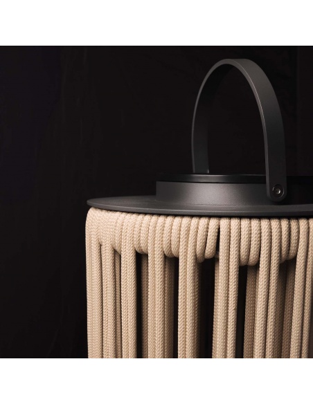 ROPE Light: Zewnętrzna Lampa z Plecionej Liny | Maanta