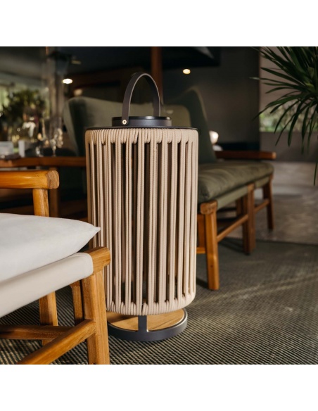 ROPE Light: Zewnętrzna Lampa z Plecionej Liny | Maanta