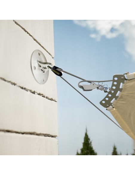 Płyta kotwiąca do narożnika żagla Zefira