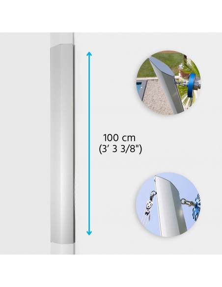 Alu Simple Extension - Regulowane przedłużenie do masztów żagli przeciwsłonecznych
