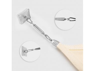 EZ Wall Fix - Zestaw podstawowy do mocowania żagli do ściany