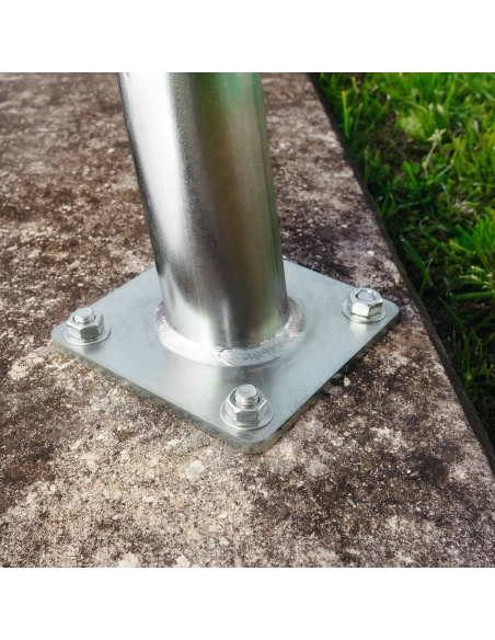 Zestaw 4 szt. - Pręty gwintowane ze stali ocynkowanej M12 - 13 cm