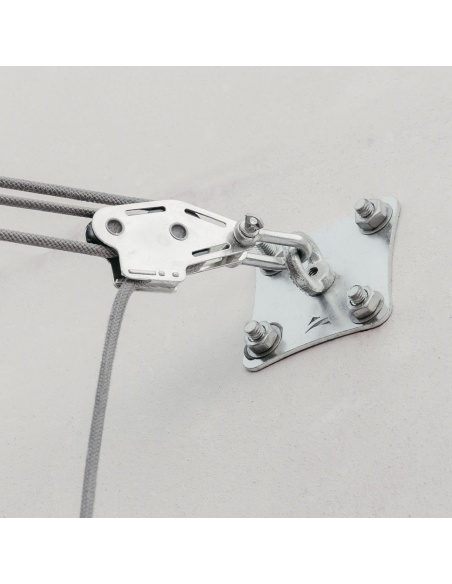 Zestaw 4 szt. - Pręty gwintowane ze stali ocynkowanej M10 - 12 cm - zawiera podkładki i nakrętki