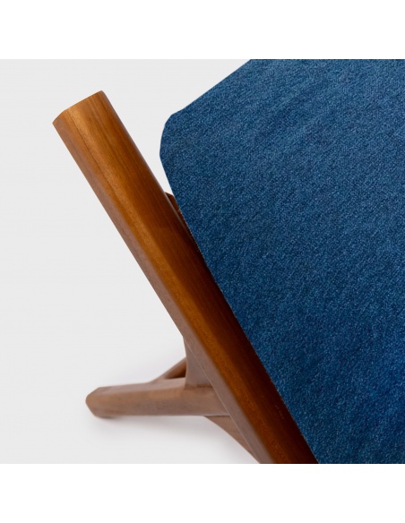 Tuga: leżak z drewna tekowego Unikalny Morski Design