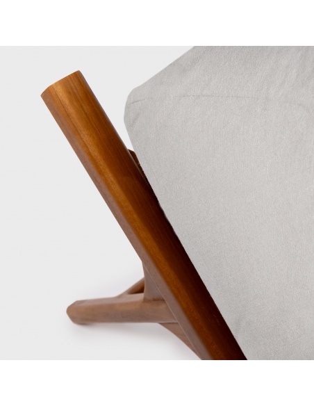 Tuga: leżak z drewna tekowego Unikalny Morski Design