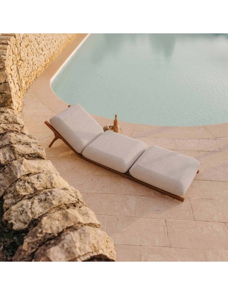 Tuga: leżak z drewna tekowego Unikalny Morski Design