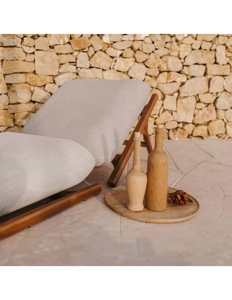 Tuga: leżak z drewna tekowego Unikalny Morski Design