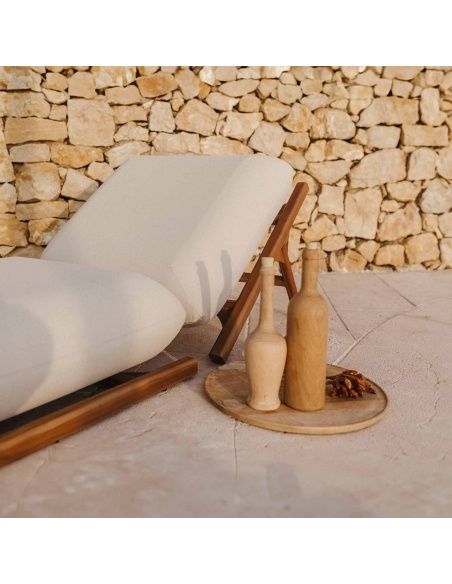 Tuga: leżak z drewna tekowego Unikalny Morski Design