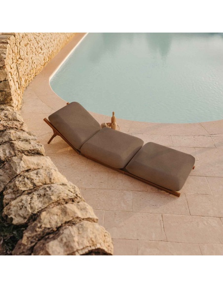 Tuga: leżak z drewna tekowego Unikalny Morski Design