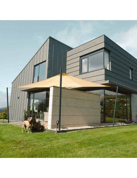 Solaria Przeciwsłoneczny - Nasz najlepszy żagiel  przewiewny, krój radialny