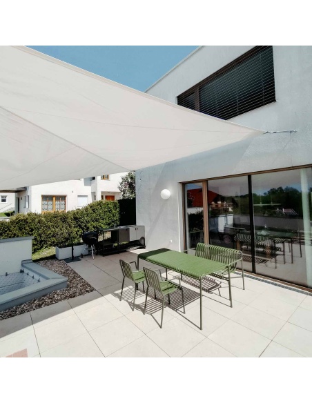 Solaria Wodoodporny - Nasz najlepszy żagiel przeciwsłoneczny, krój radialny