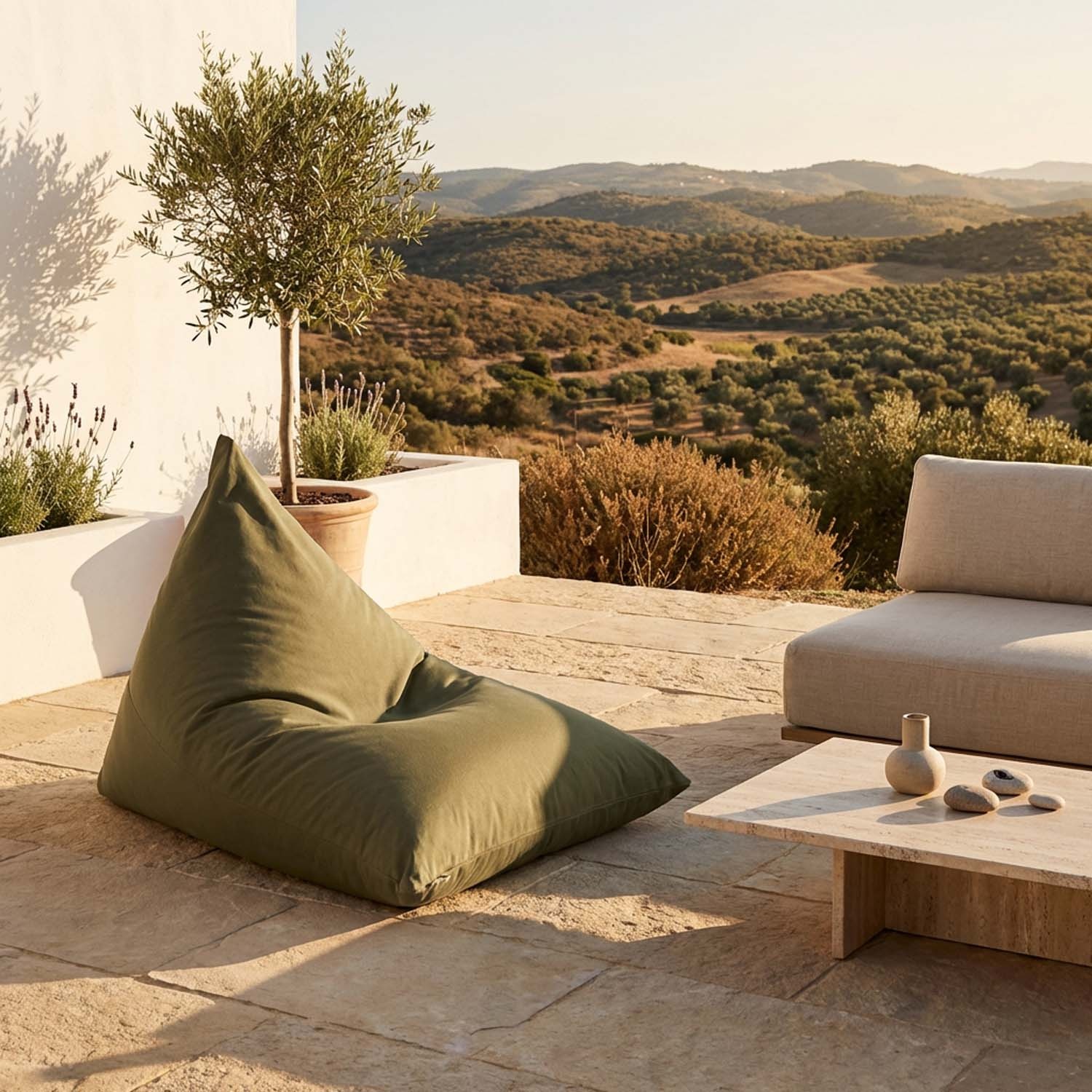 Thera: Pufa Ogrodowa Designerska i Pufa Wodoodporna 2