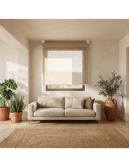 Kyma: roleta z falowaną płytą designerską