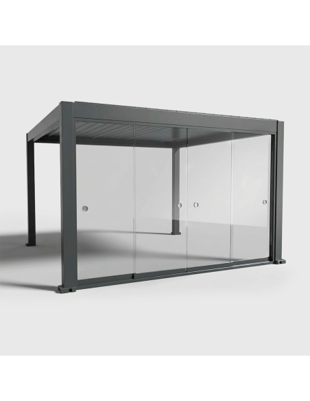 Przesuwne przeszklenia do Lyra T6 - Pergola zamknięta szkłem