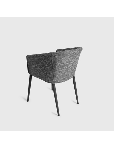 Mitara: Fotel Jadalniany Outdoor z Tkaniny Barwionej w Masie