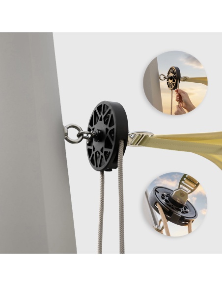 EZ Furl: Uniwersalny System Zwijania Żagli Przeciwsłonecznych