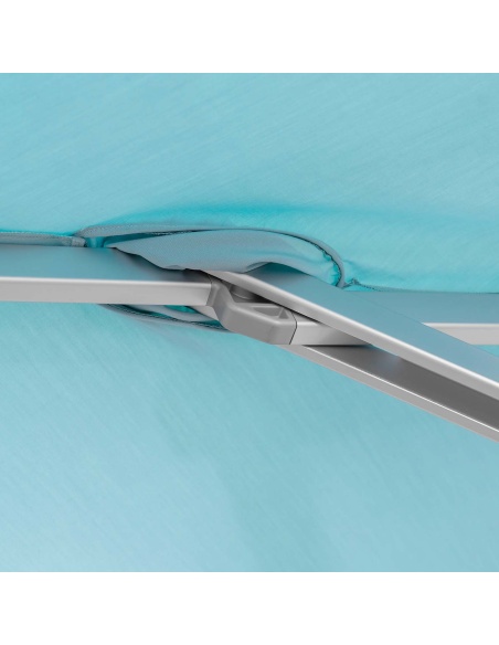 Cygnus Qadro: Parasol Cantilever z Czterema Tkaninami 6×6 m