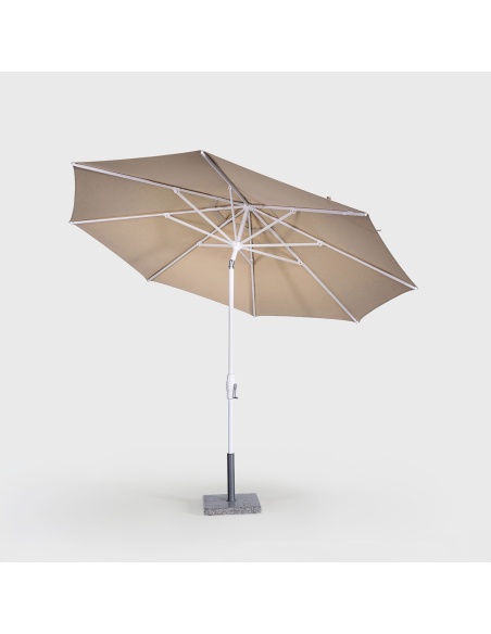 Lybra: Uchylny Parasol z Centralnym Słupkiem i Technologią EquiTilt®