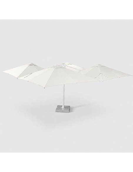 Cygnus Qadro: Parasol Cantilever z Czterema Tkaninami 6×6 m