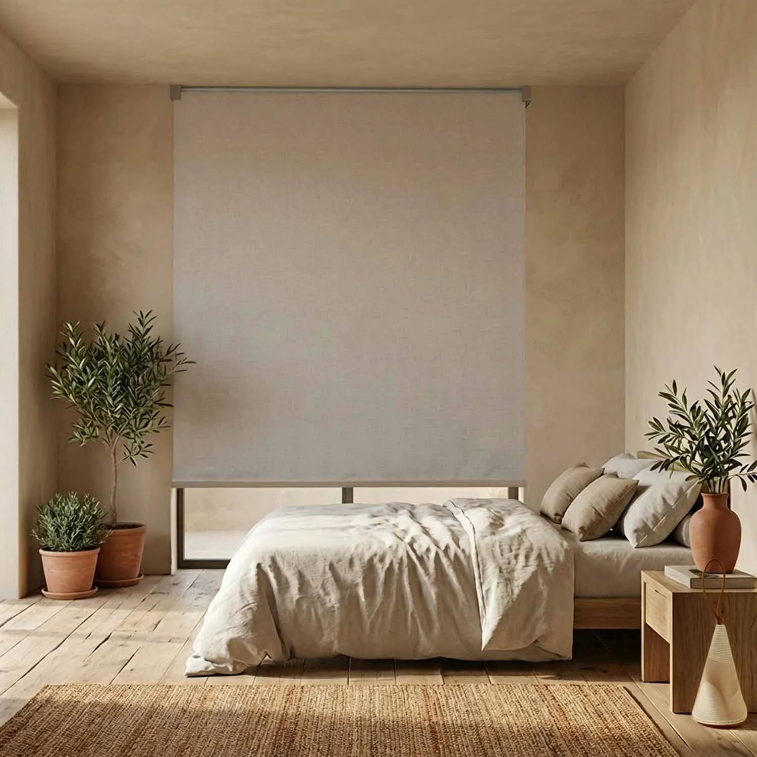 Canvas Blackout Cloud Grey – listwa Natural Taupe