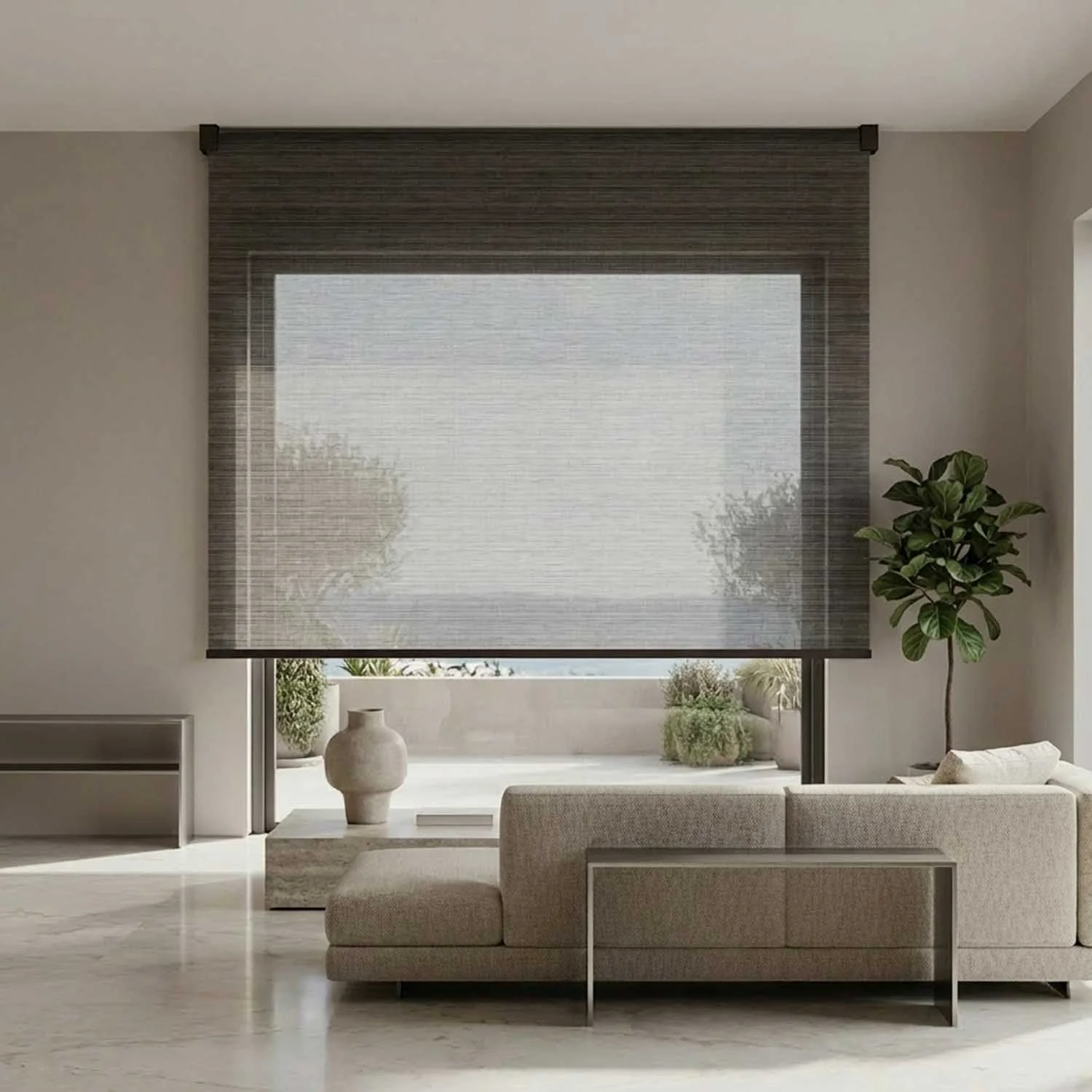 Brush Collection Granite Grey – listwa Espresso Brown