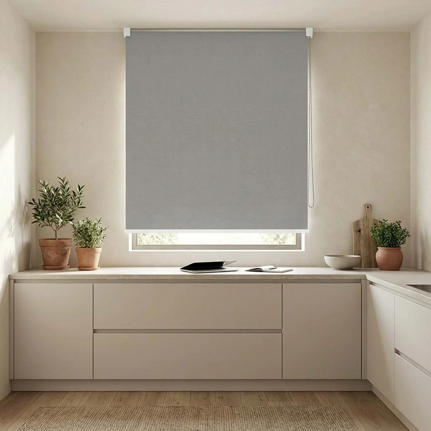 Canvas Blackout Silver Grey – listwa Textured White